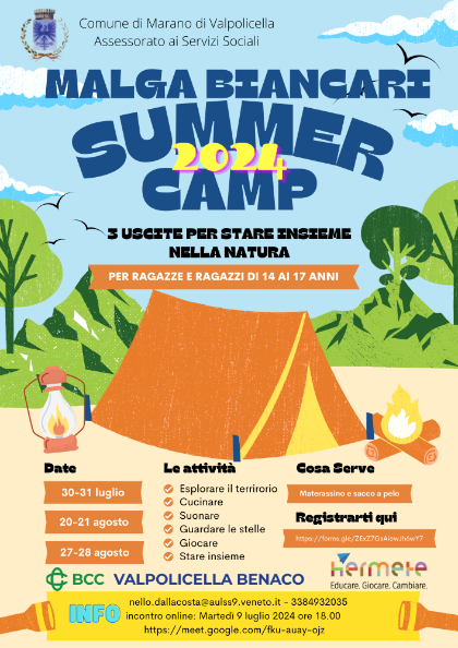 Malga Biancari Summer Camp 2024